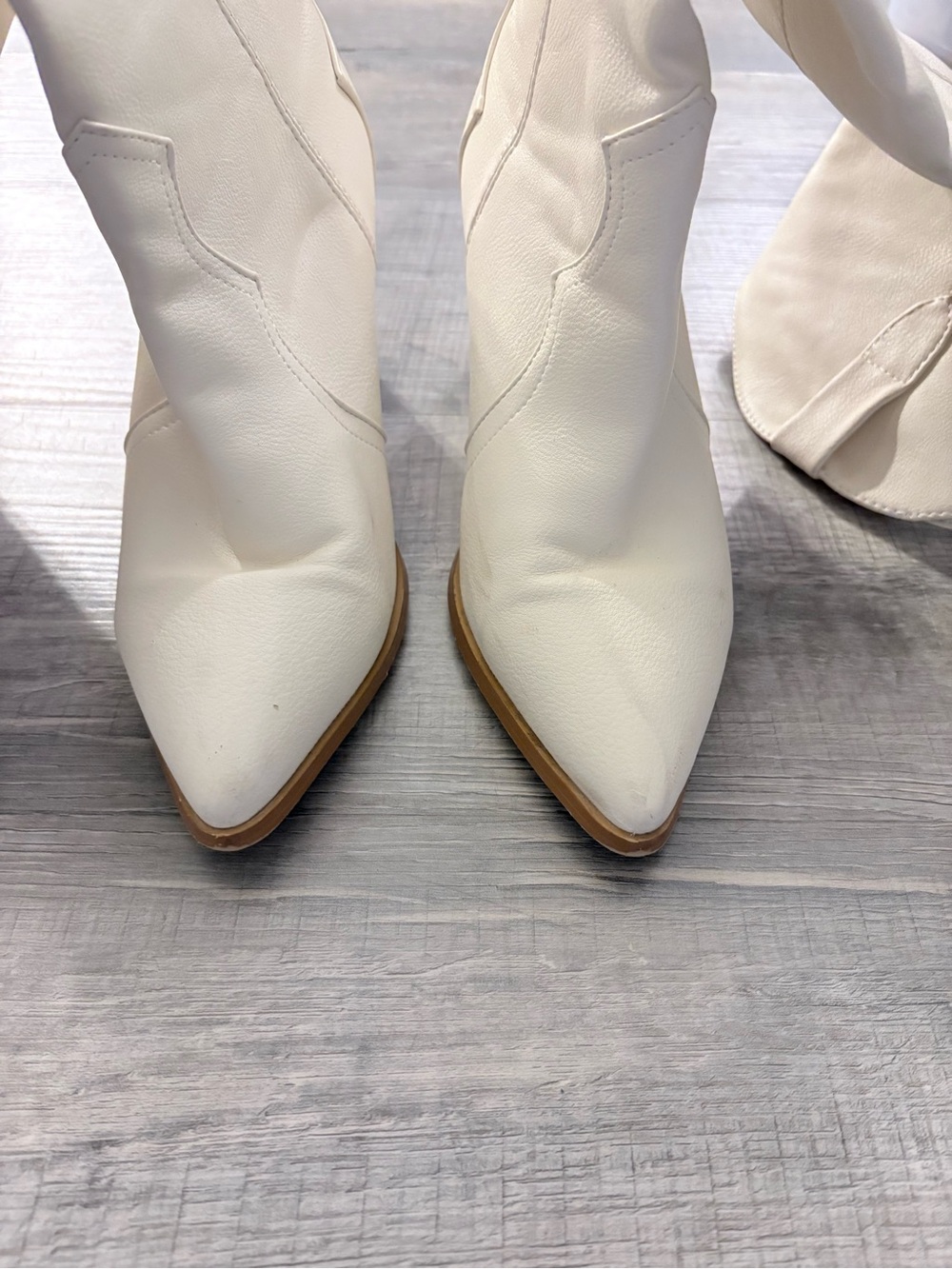 BILLINI NOVENA BOOTS OFF WHITE tall western trail ride cowboy cowgirl - Picture 2 of 6